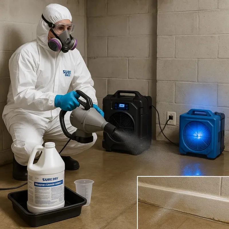 Sanitization and Odor Removal process in Pine Castle, FL
