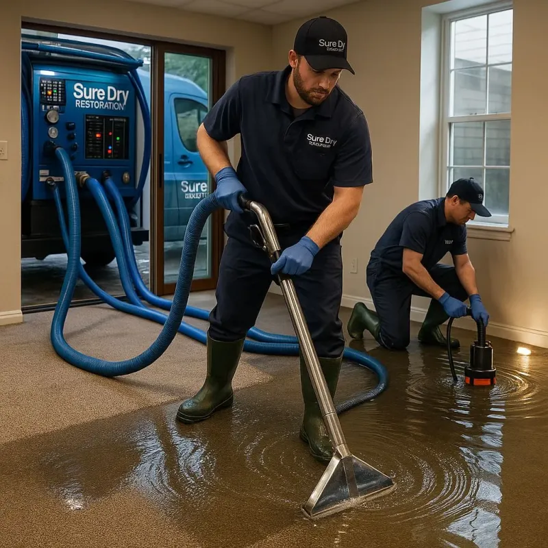 Water Extraction and Removal process in Pine Castle, FL